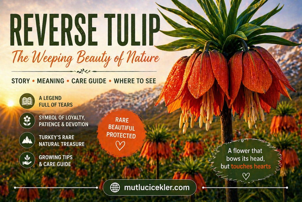 🌷 What Is the Reverse Tulip? Its Story, Meaning & Care Guide (Crown Imperial)
