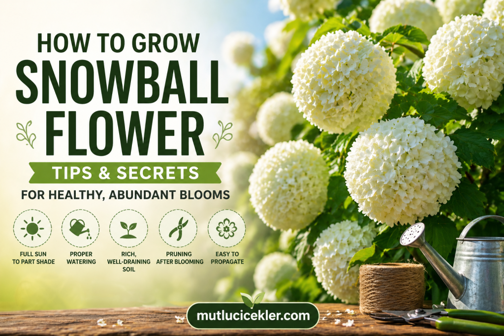 🌸 Snowball Flower Growing Guide: Secrets to Lush, Stunning Blooms!