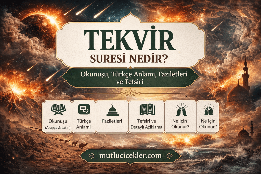 🌌 Tekvir Suresi Nedir? Okunuşu, Türkçe Anlamı, Faziletleri ve Tefsiri (DETAYLI REHBER)