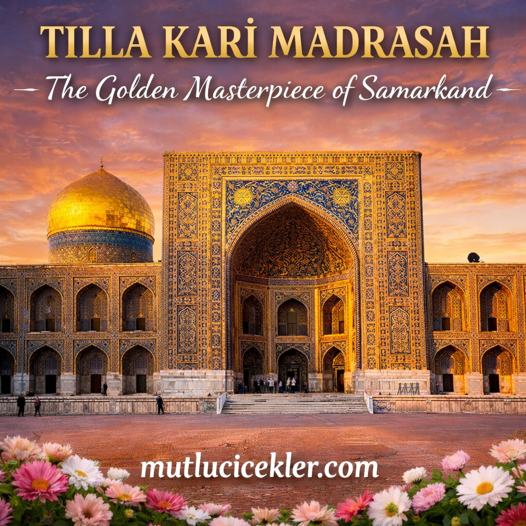 🕌 Tilla Kari Madrasah: The Golden Masterpiece of Samarkand