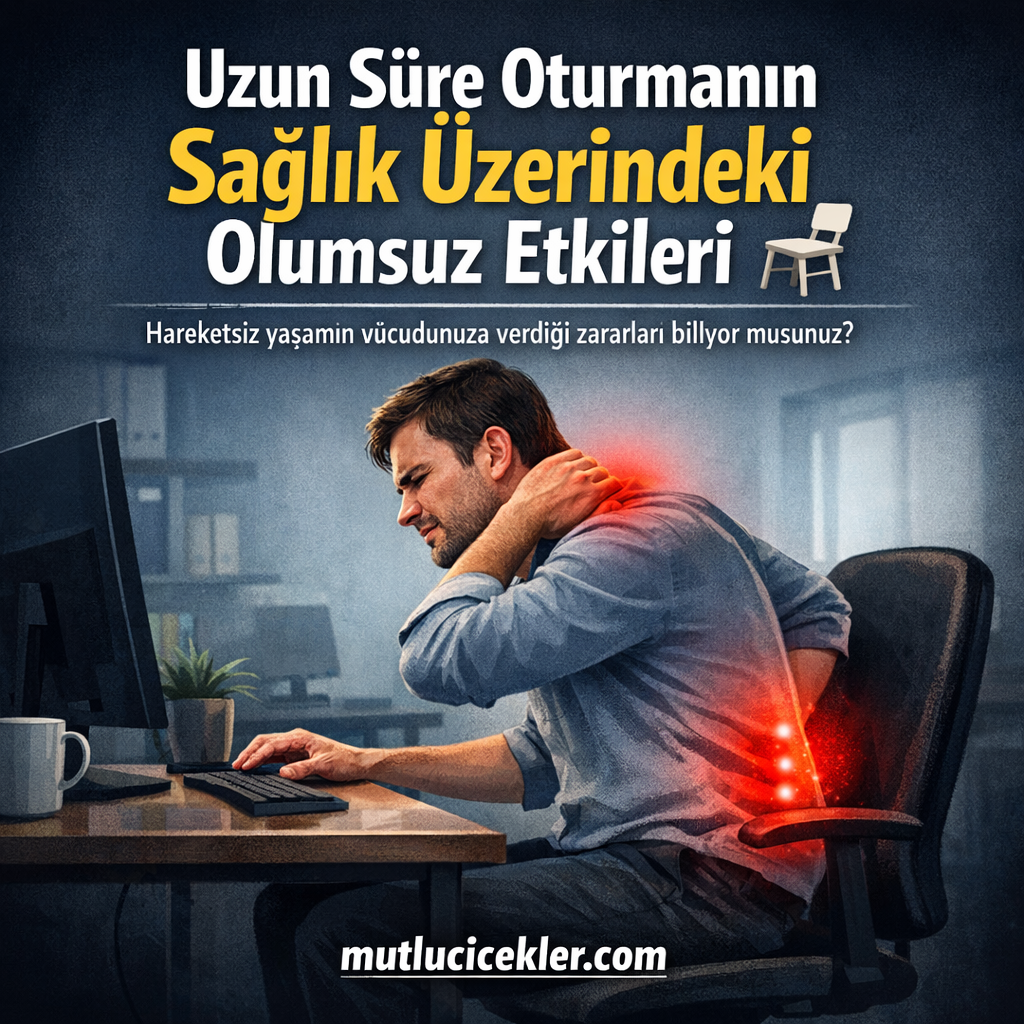 Uzun Süre Oturmanın Sağlık Üzerindeki Olumsuz Etkileri🪑