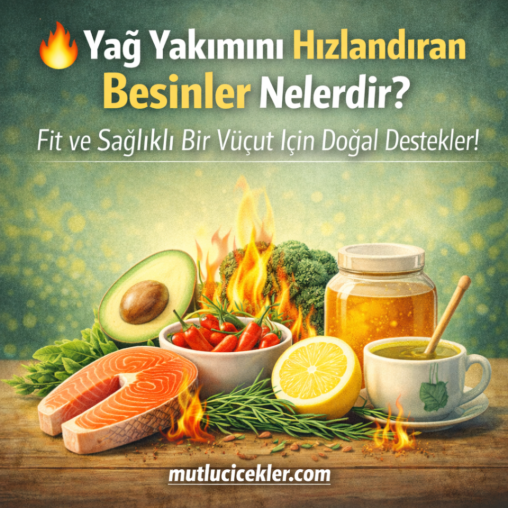 🔥 Yağ Yakımını Hızlandıran Besinler Nelerdir? Fit ve Sağlıklı Bir Vücut İçin Doğal Destekler!