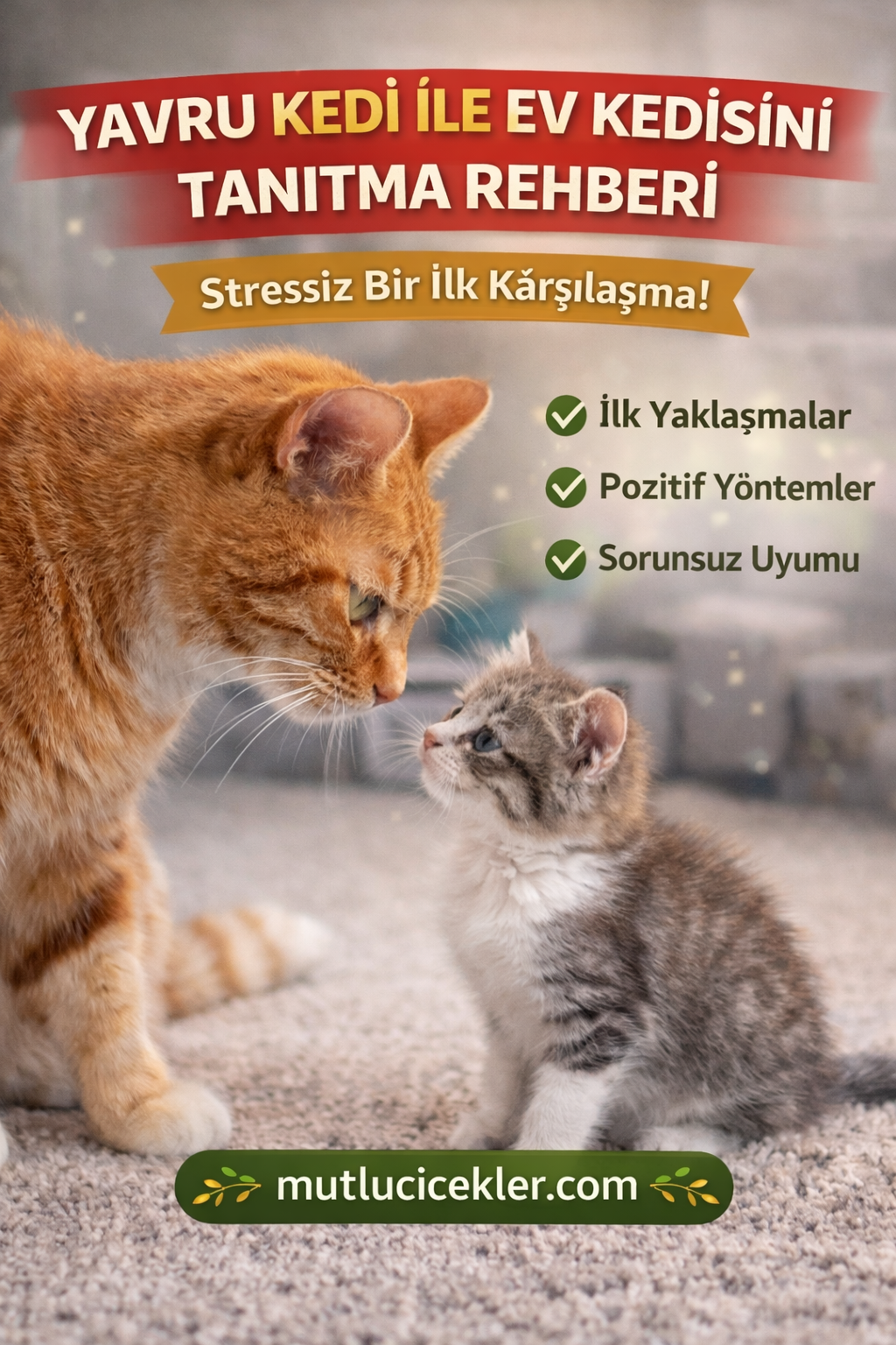 🐱 Yavru Kedi ile Ev Kedisini Tanıştırma Rehberi: Stressiz Bir İlk Karşılaşma 🐾