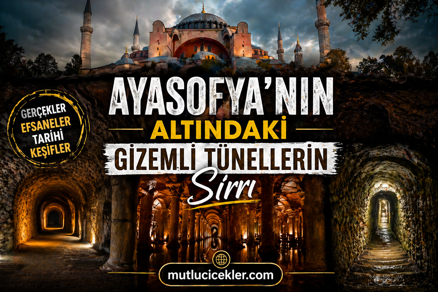 🕌 Ayasofya’nın Altındaki Gizemli Tünellerin Sırrı: Gerçekler, Efsaneler ve Bilinmeyenler
