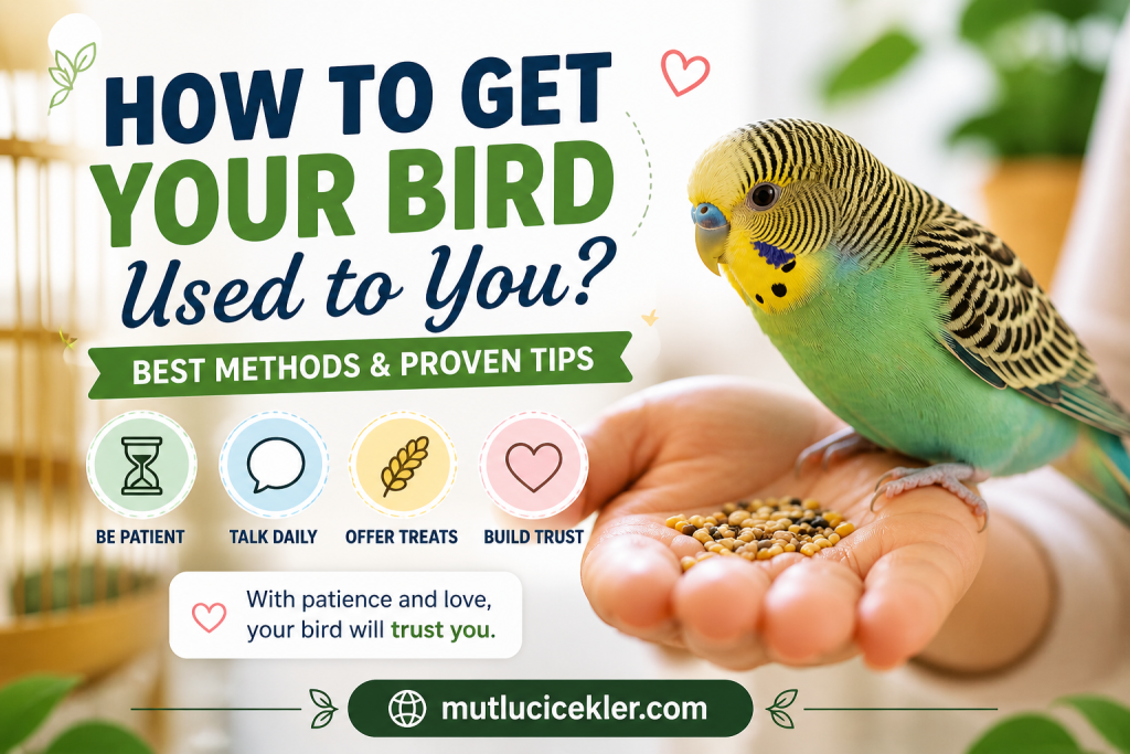 🐦 How to Get Your Bird Used to You? (Best Methods & Proven Tips)