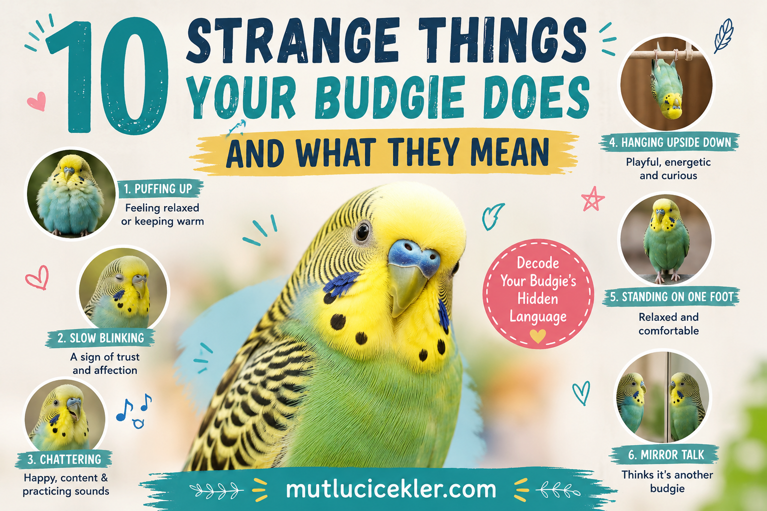 🐦 10 Strange Things Your Budgie Does And What They Mean: The Hidden Language of Your Feathered Friend