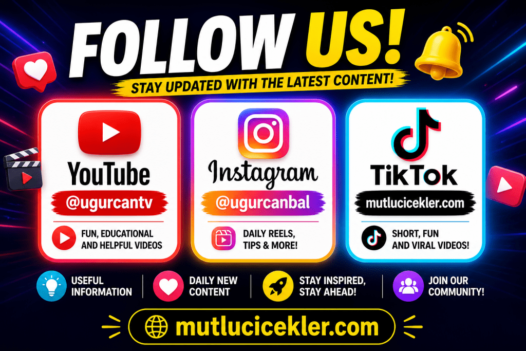 🚀 Follow Us! Stay Updated with the Latest Content