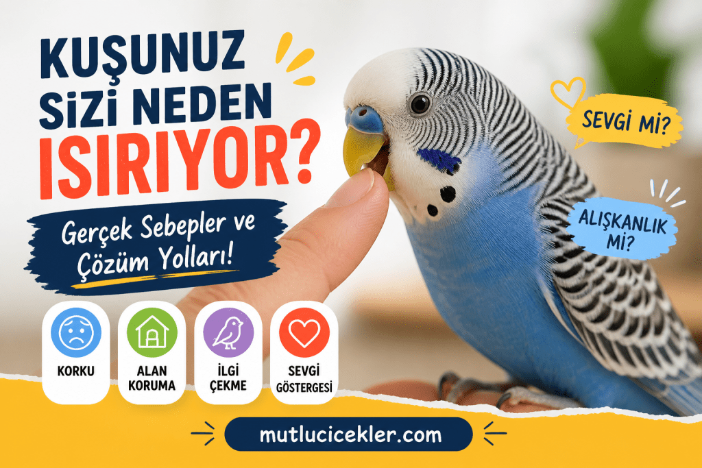 🐦 Kuşunuz Sizi Neden Isırıyor? Gerçek Sebepler ve Çözüm Yolları!