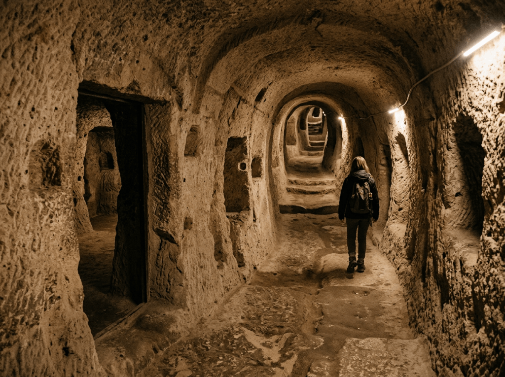 Derinkuyu Underground City interior tunnels