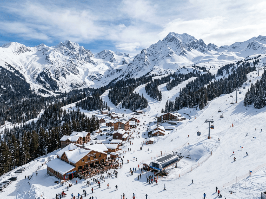 Cengel Kolu ski resort snowy mountains