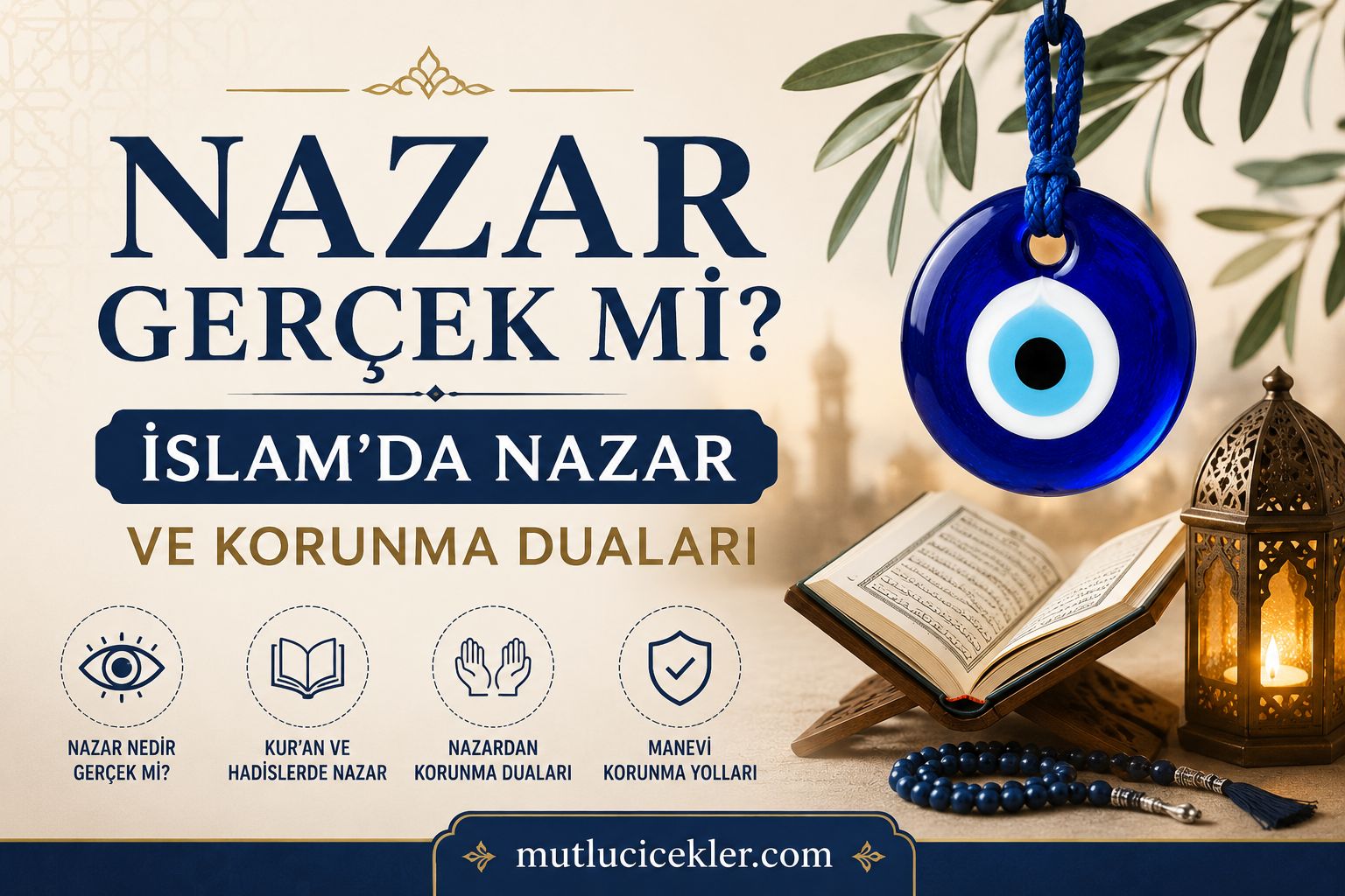 👁️ Nazar Gerçek mi? İslam’da Nazar ve Korunma Duaları
