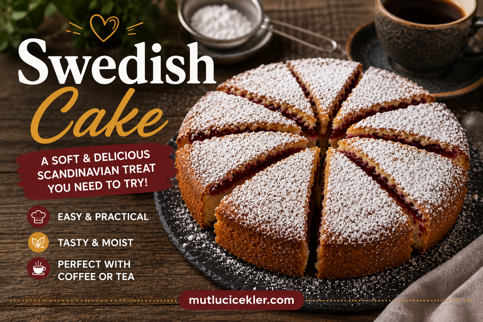 🍰 Swedish Cake Recipe: A Soft and Delicious Scandinavian Treat You Need to Try
