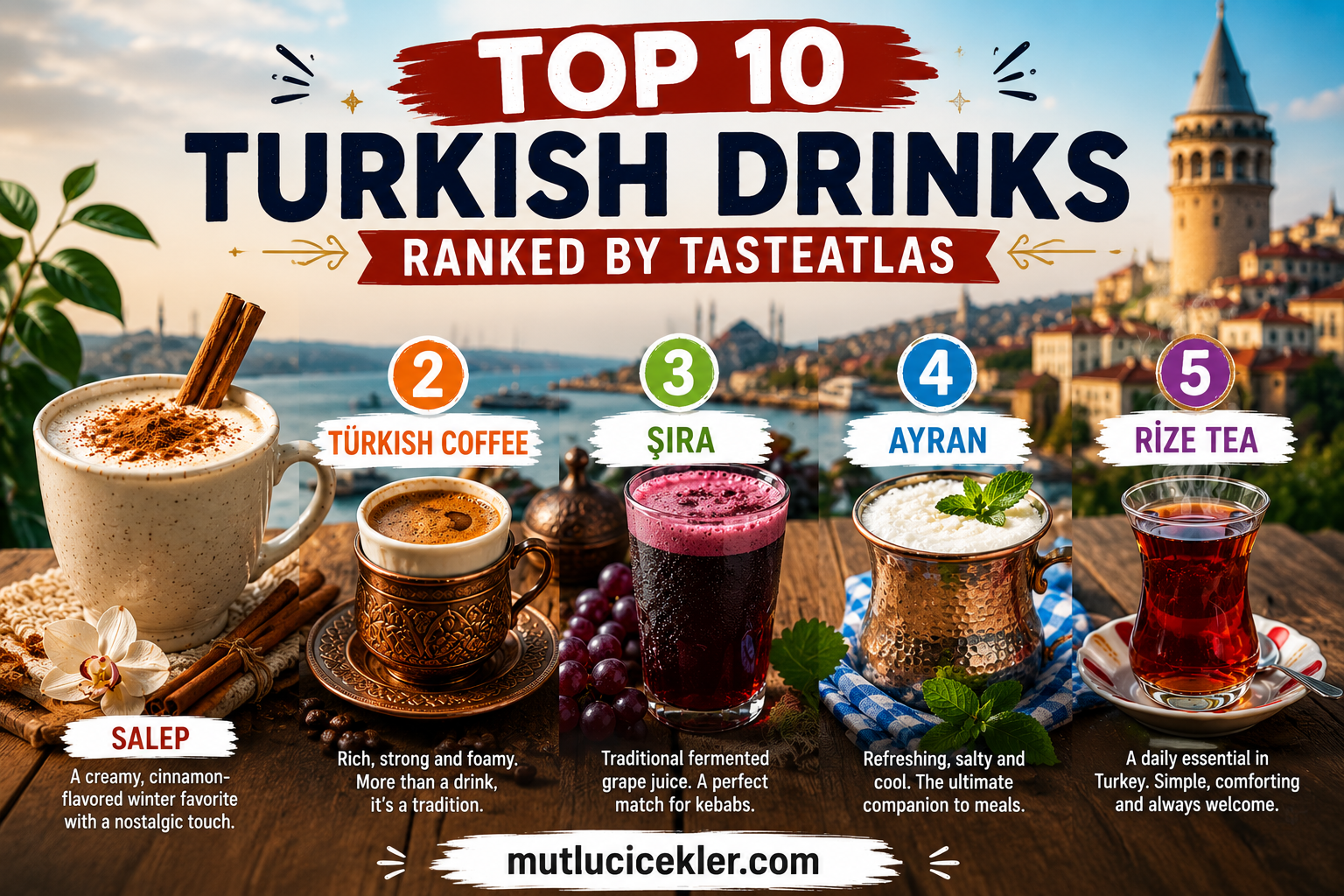 🥤 TasteAtlas Reveals Turkey’s Top 10 Drinks: The #1 Choice Shocked Everyone!