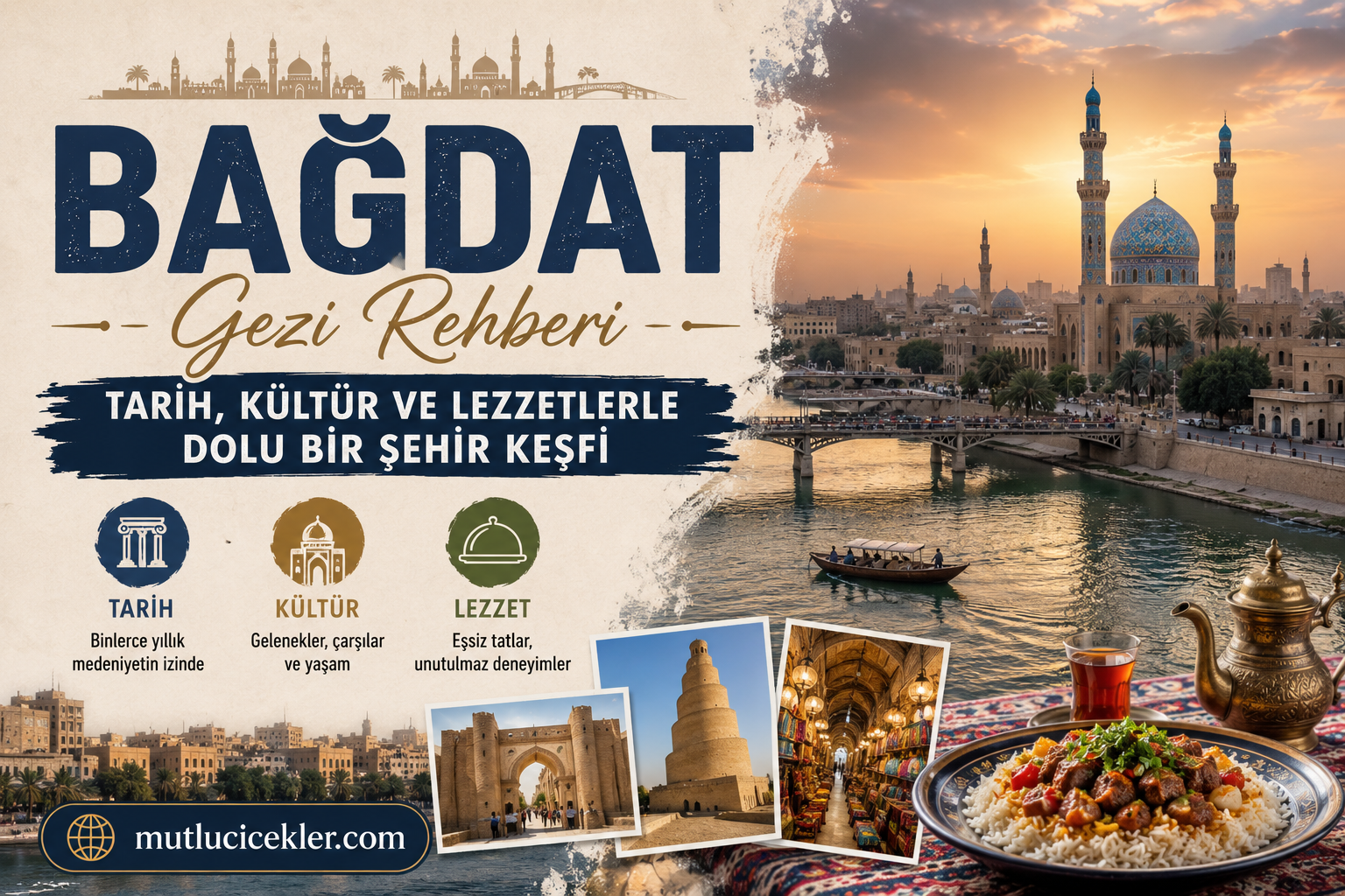 Bağdat Gezi Rehberi: Tarih, Kültür ve Lezzetlerle Dolu Bir Şehir Keşfi