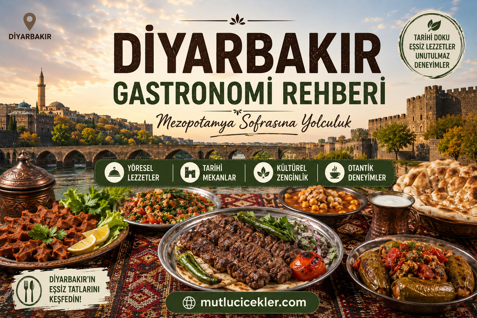 🥘 Diyarbakır Gastronomi Rehberi: Mezopotamya Sofrasına Yolculuk