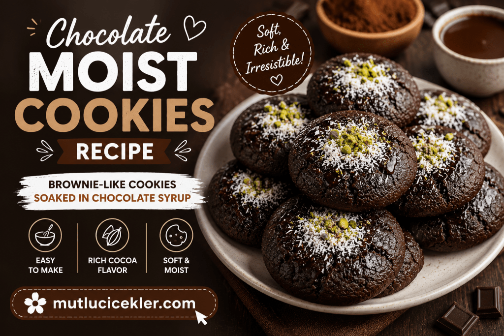 Chocolate Moist Cookies Recipe: Soft, Rich and Irresistible 🍫🍪