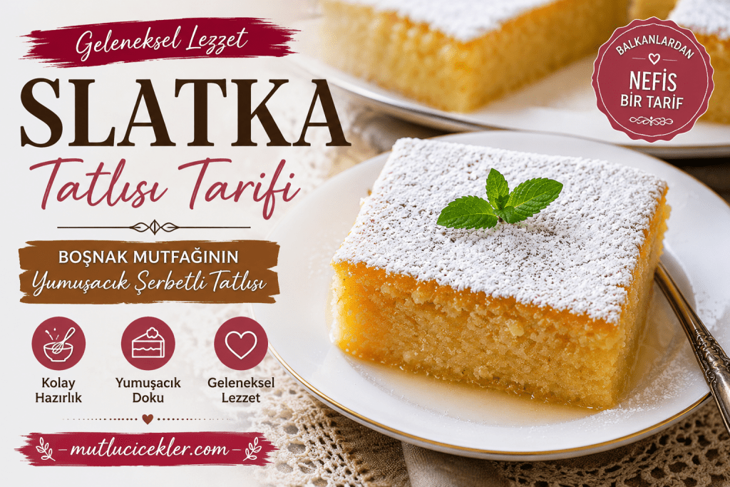 Slatka Tatlısı Tarifi: Boşnak Mutfağının Şerbetli ve Yumuşacık Lezzeti