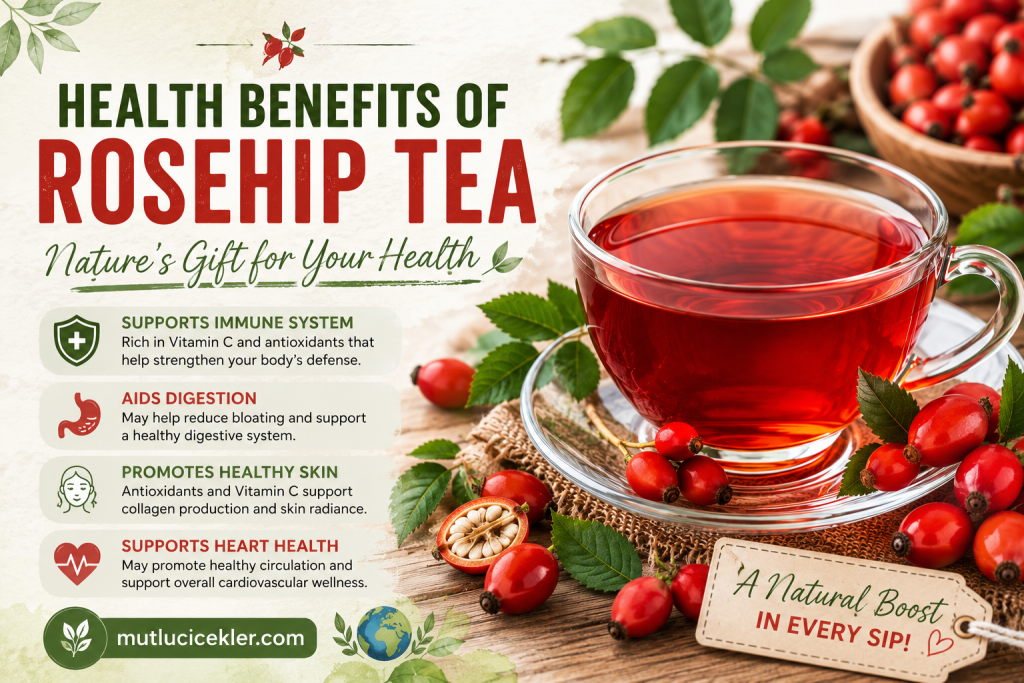Health Benefits of Rosehip Tea 🌹☕