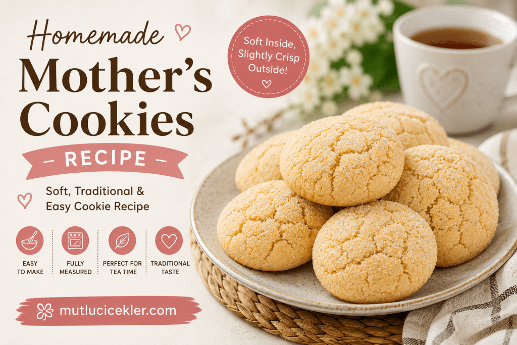 Homemade Mother’s Cookies Recipe 🍪 | Soft, Traditional & Easy Cookie Recipe