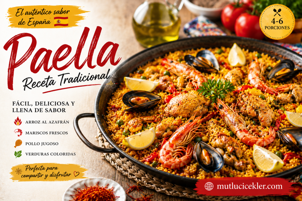 🥘 Receta de Paella: El Legendario Sabor de la Cocina Española