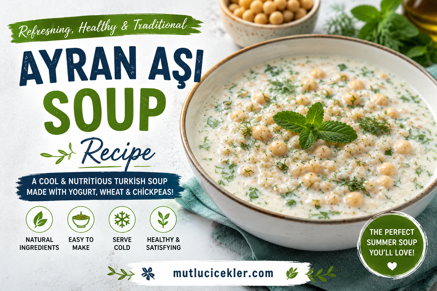 Ayran Aşı Soup Recipe: A Refreshing Traditional Turkish Delight