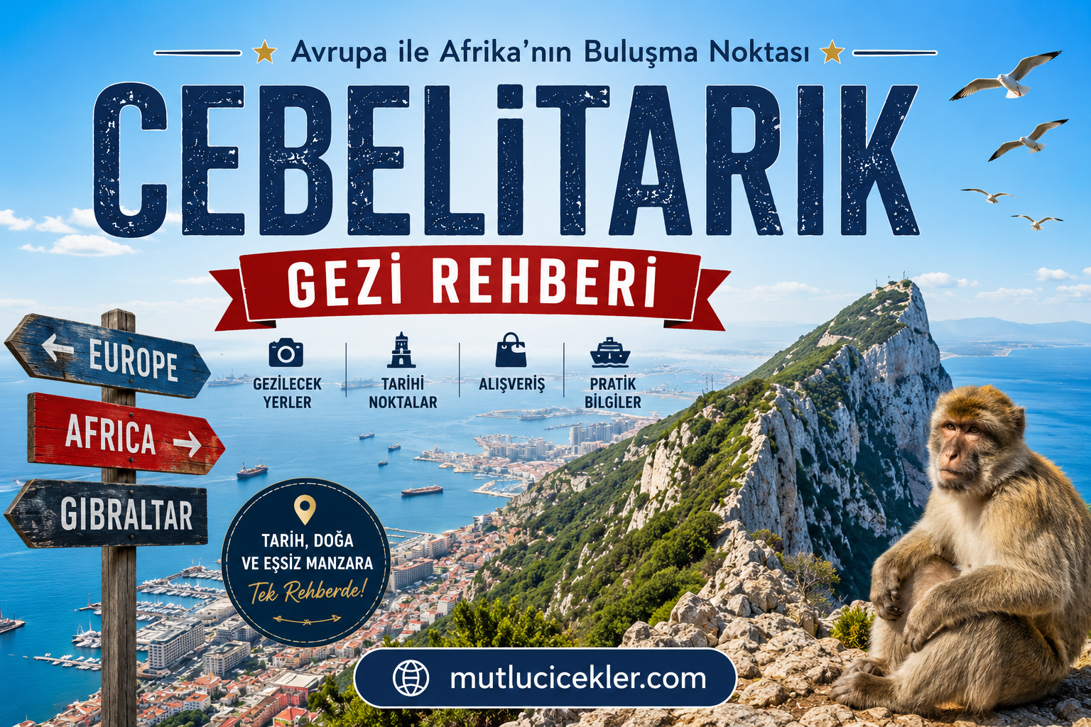 Cebelitarık Gezi Rehberi: Avrupa ile Afrika’nın Buluşma Noktası