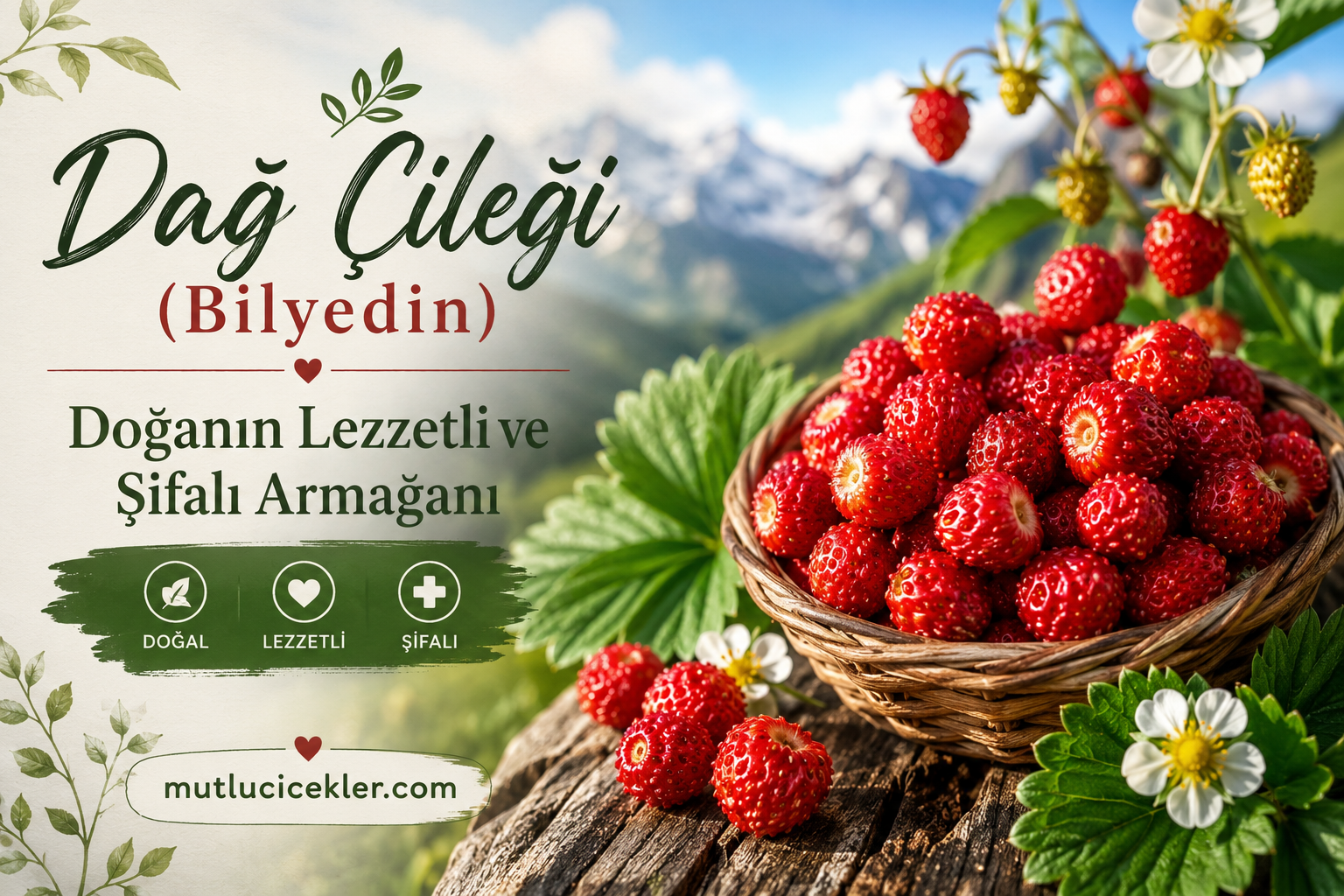 Dağ Çileği (Bilyedin): Doğanın Lezzetli ve Şifalı Armağanı 🌿