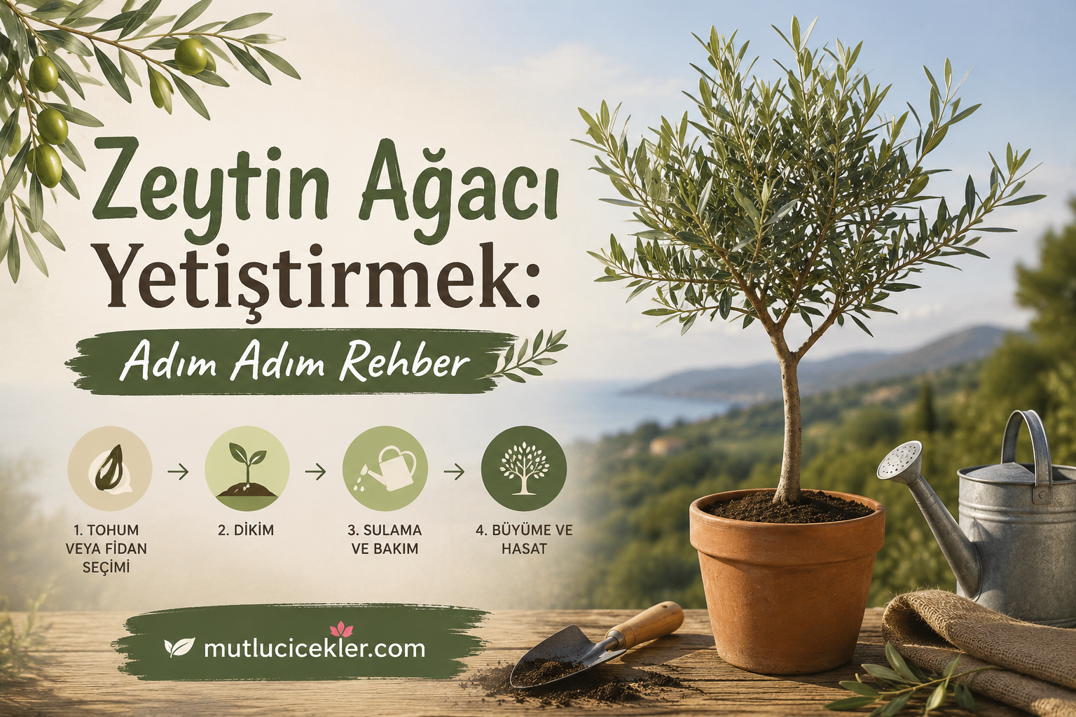 Zeytin Ağacı Yetiştirmek: Adım Adım Rehber 🌳