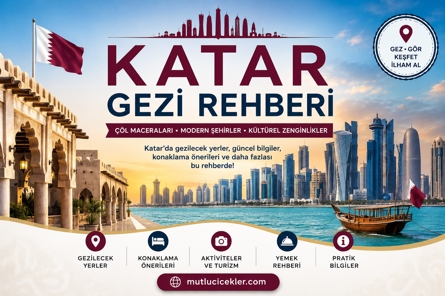 🌍 Katar Gezi Rehberi: Lüks, Çöl ve Modern Mimarinin Buluştuğu Ülke