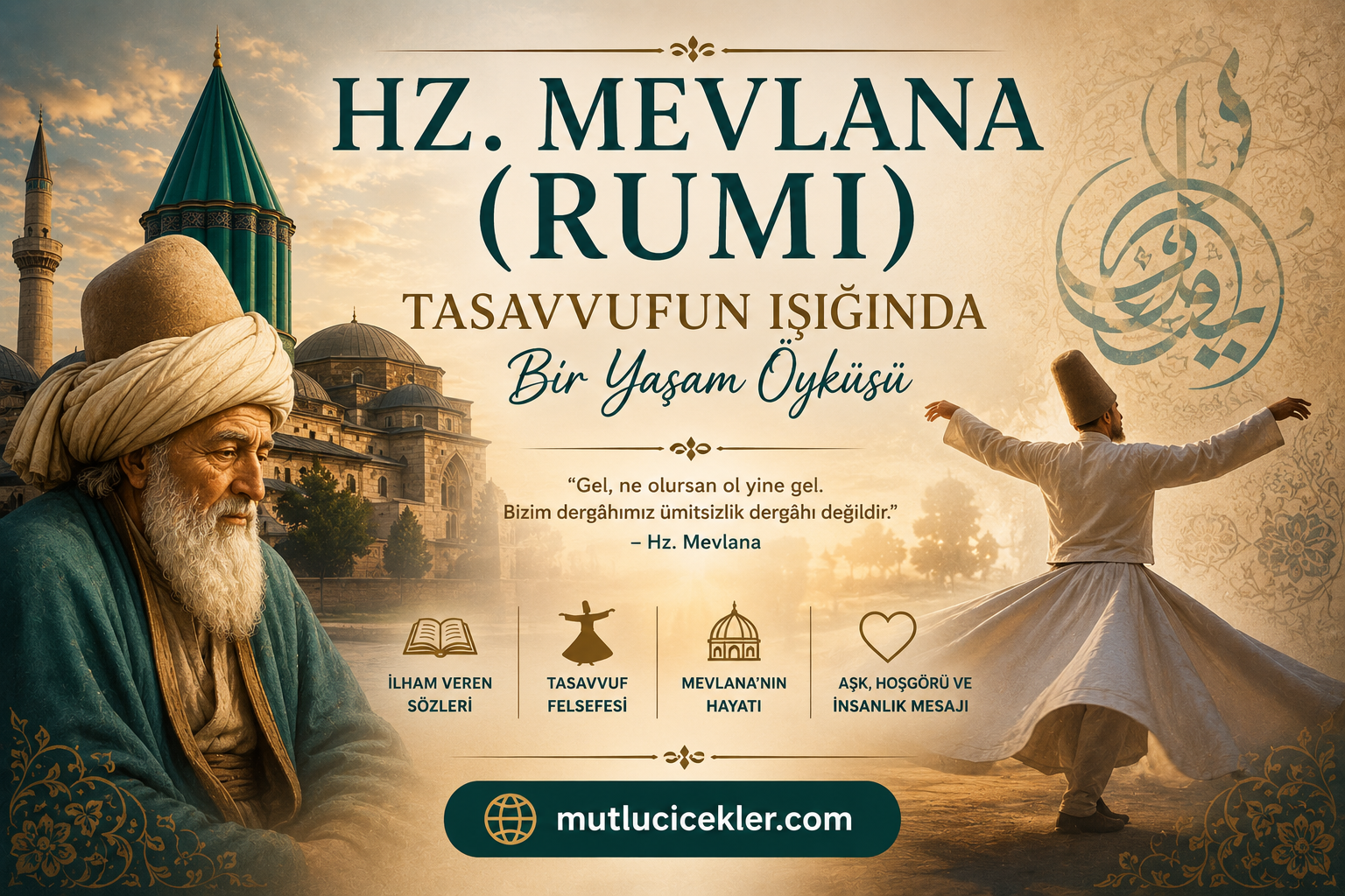 Hz. Mevlana (Rumi): Tasavvufun Işığında Bir Yaşam Öyküsü