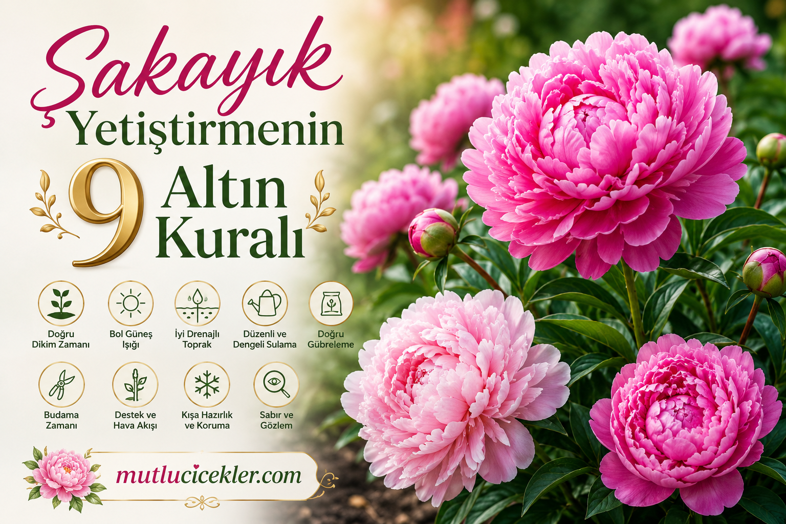 🌸 Şakayık Yetiştirmenin 9 Altın Kuralı