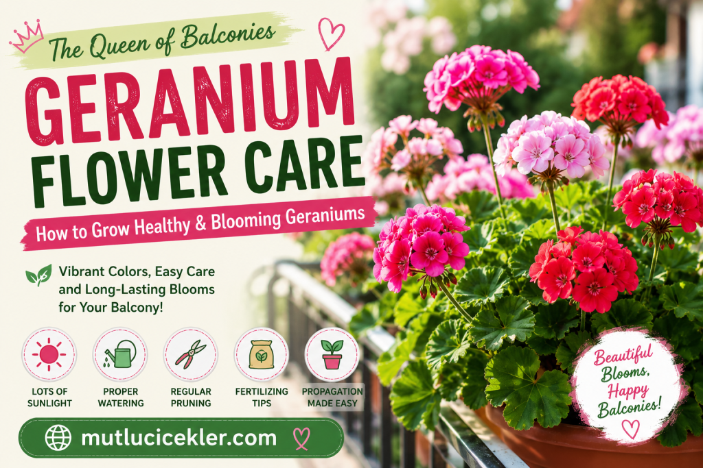 Geranium Flower Care: How to Grow Healthy and Blooming Geraniums 🌺