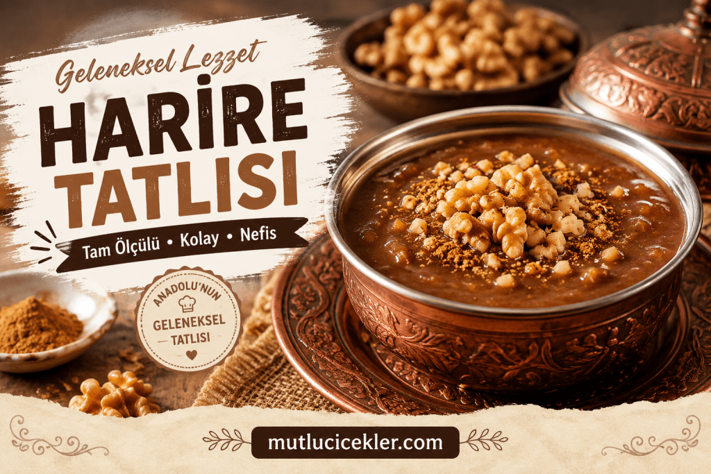 Harire Tatlısı Tarifi | Geleneksel ve Tam Ölçülü Harire Nasıl Yapılır?