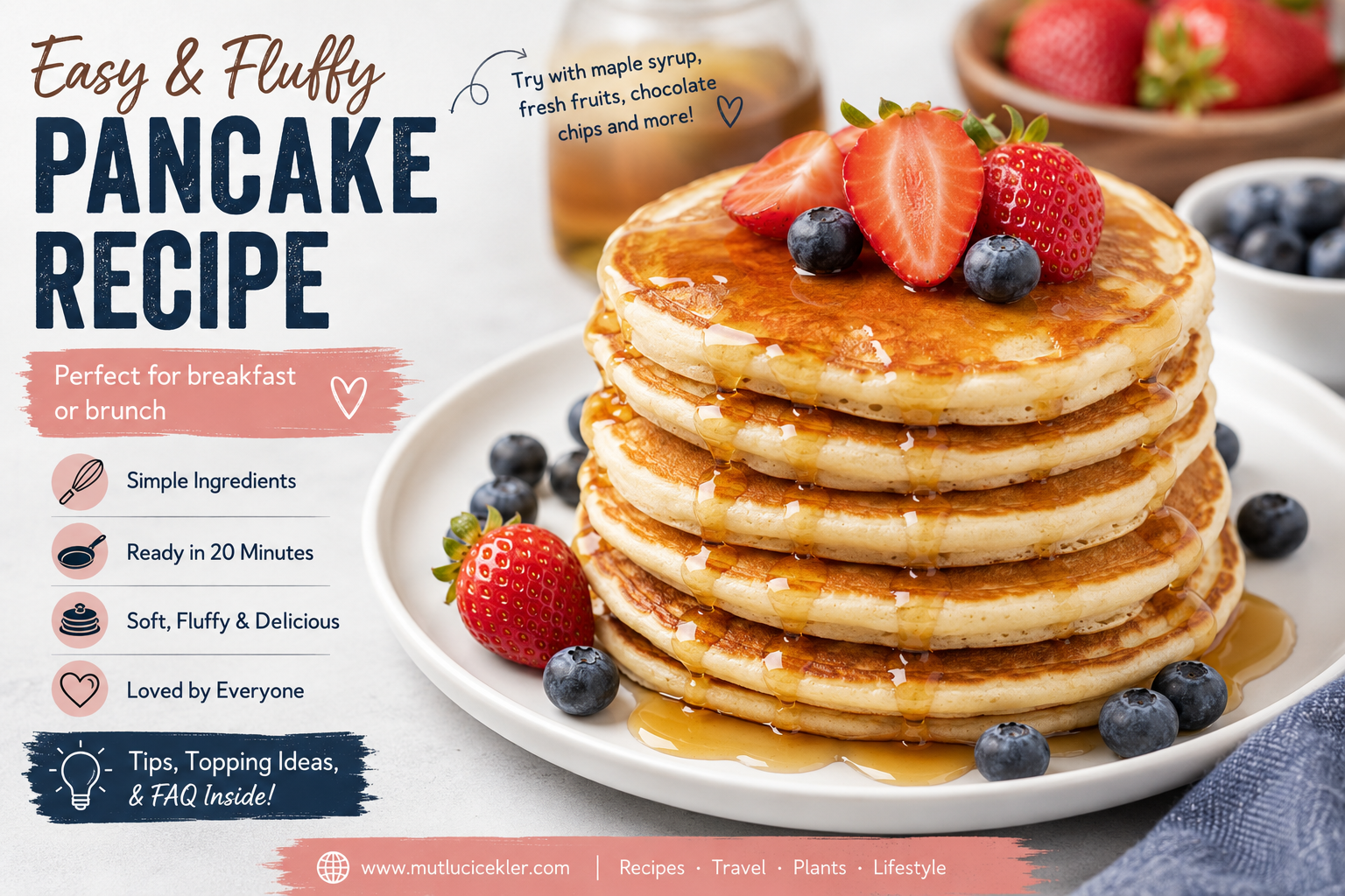 Fluffy Pancake Recipe: Easy Homemade Pancakes Everyone Will Love