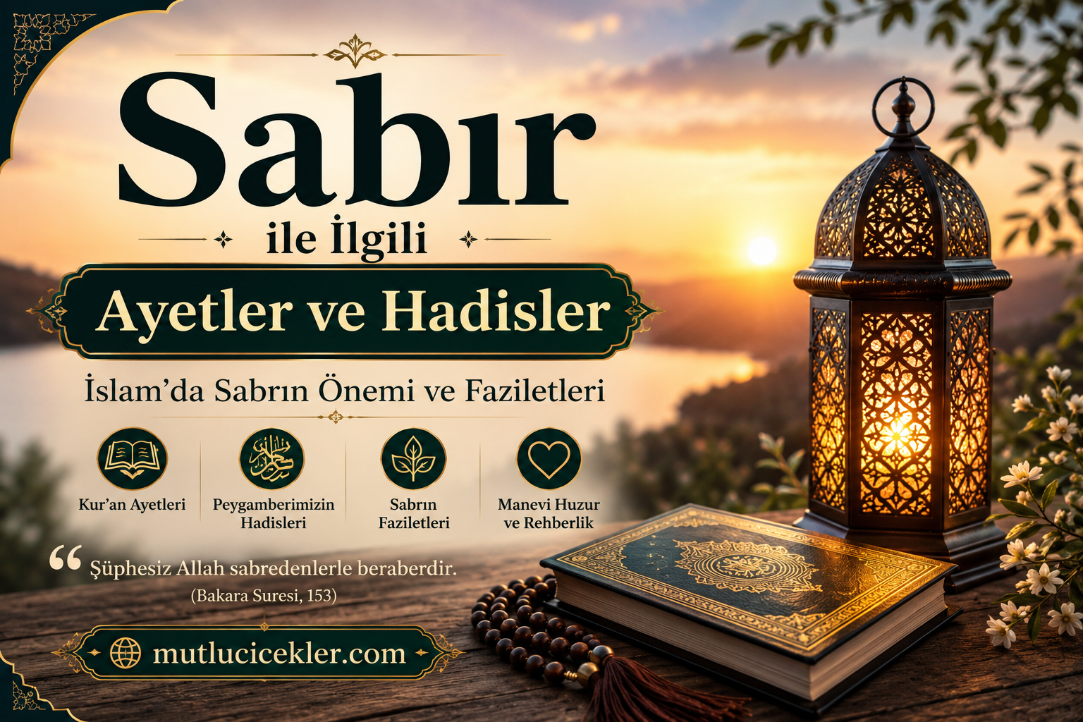 Sabır ile İlgili Ayetler ve Hadisler 🌿 | İslam’da Sabrın Önemi ve Faziletleri