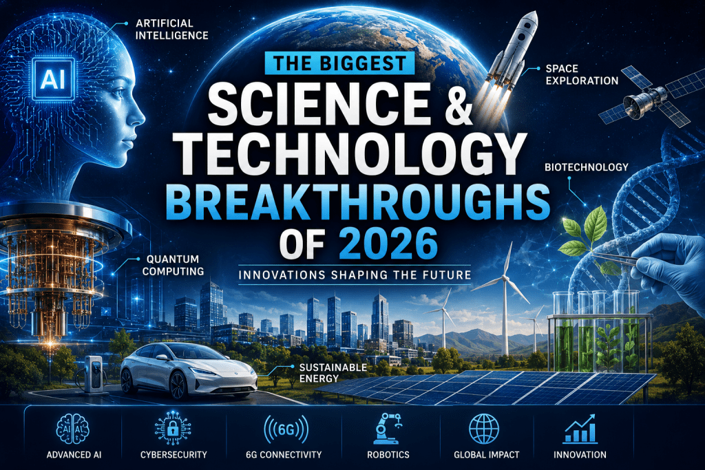 The Biggest Science and Technology Breakthroughs of 2026 🚀