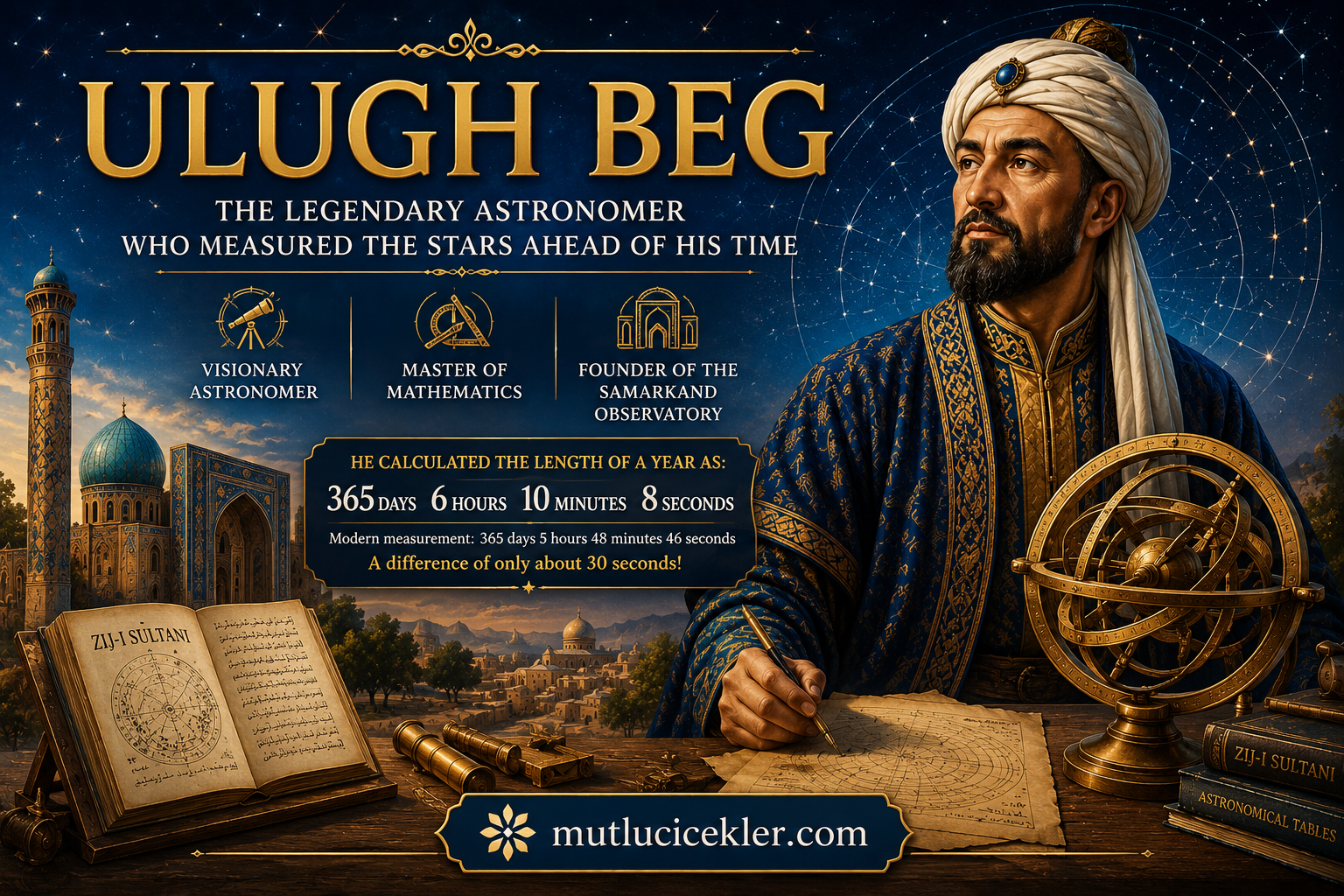 Ulugh Beg: The Brilliant Astronomer Who Measured the Stars Centuries Ahead of His Time