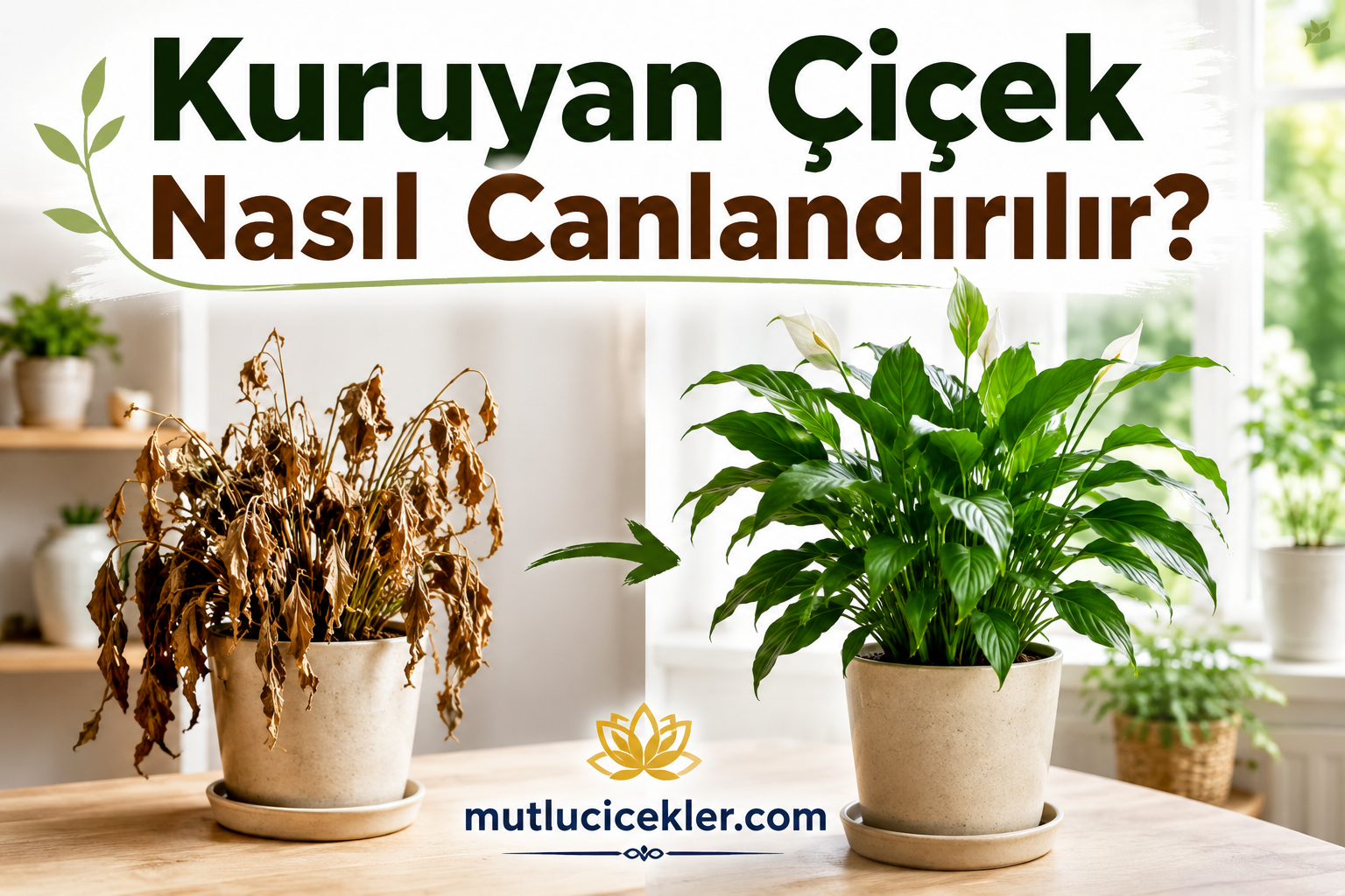 Kuruyan Çiçek Nasıl Canlandırılır? Evde Uygulayabileceğiniz Etkili Yöntemler