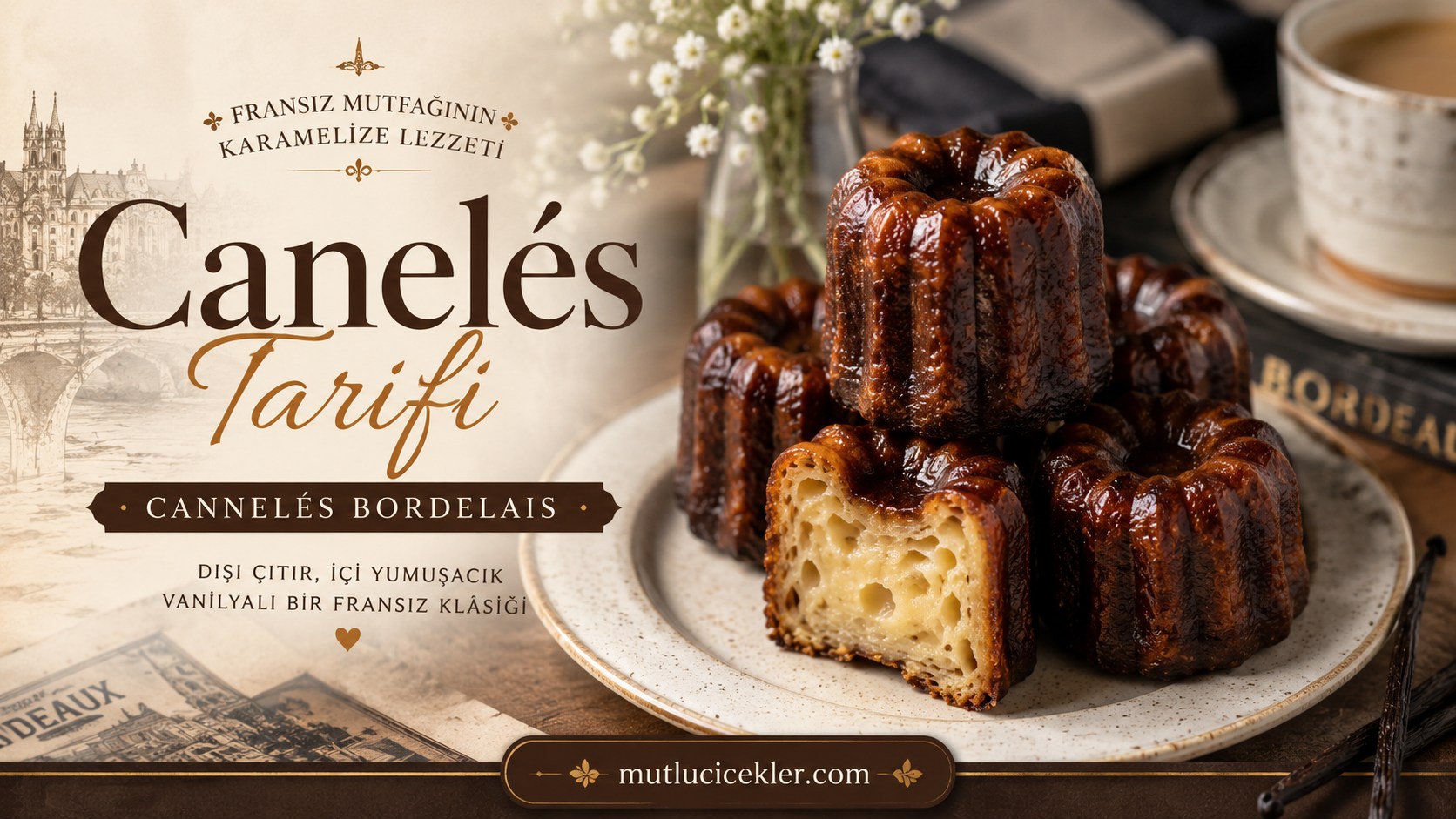 Bordeaux'dan canelés tarifine yolculuk