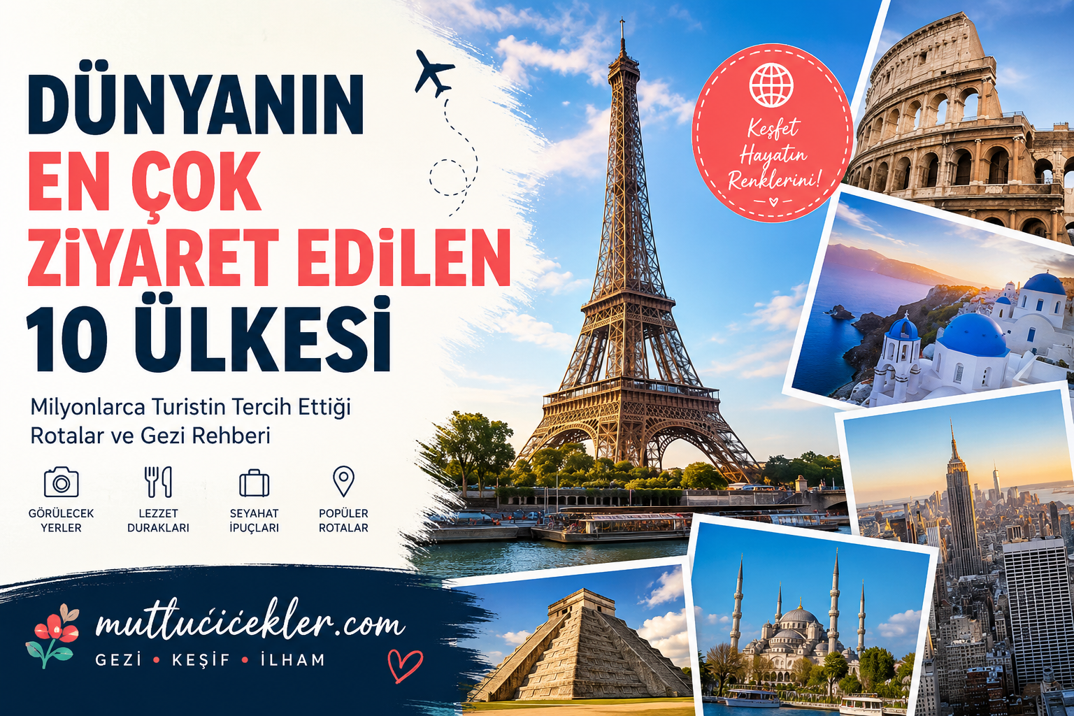 Dünyanın en çok ziyaret edilen yerleri