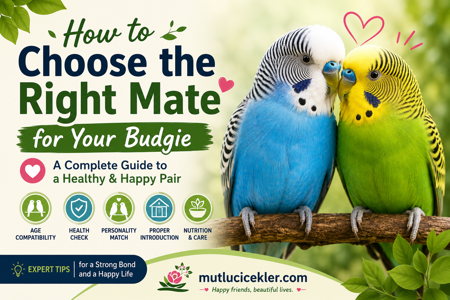 How to Choose the Right Mate for Your Budgie