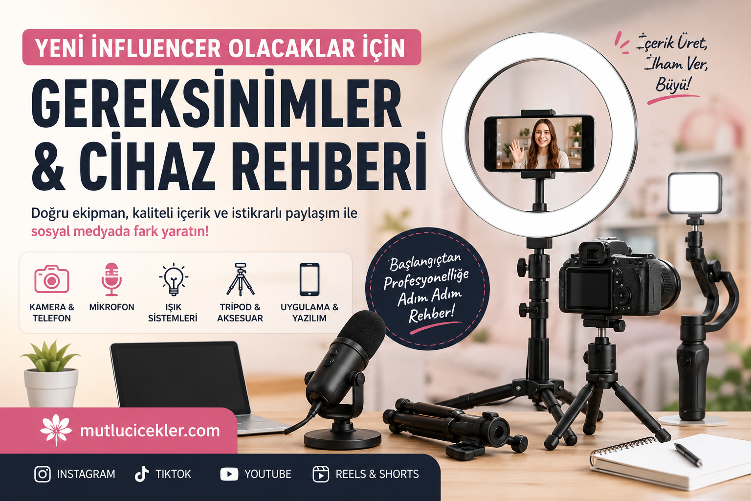 Yeni Influencer Olacaklar İçin Gereksinimler ve Cihaz Rehberi