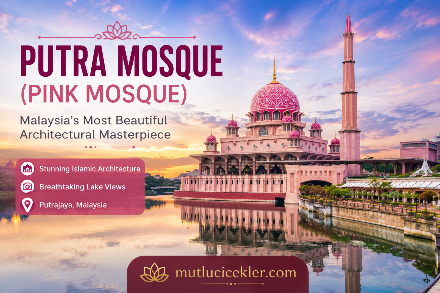 Putra Mosque (Pink Mosque) – Malaysia’s Stunning Architectural Masterpiece