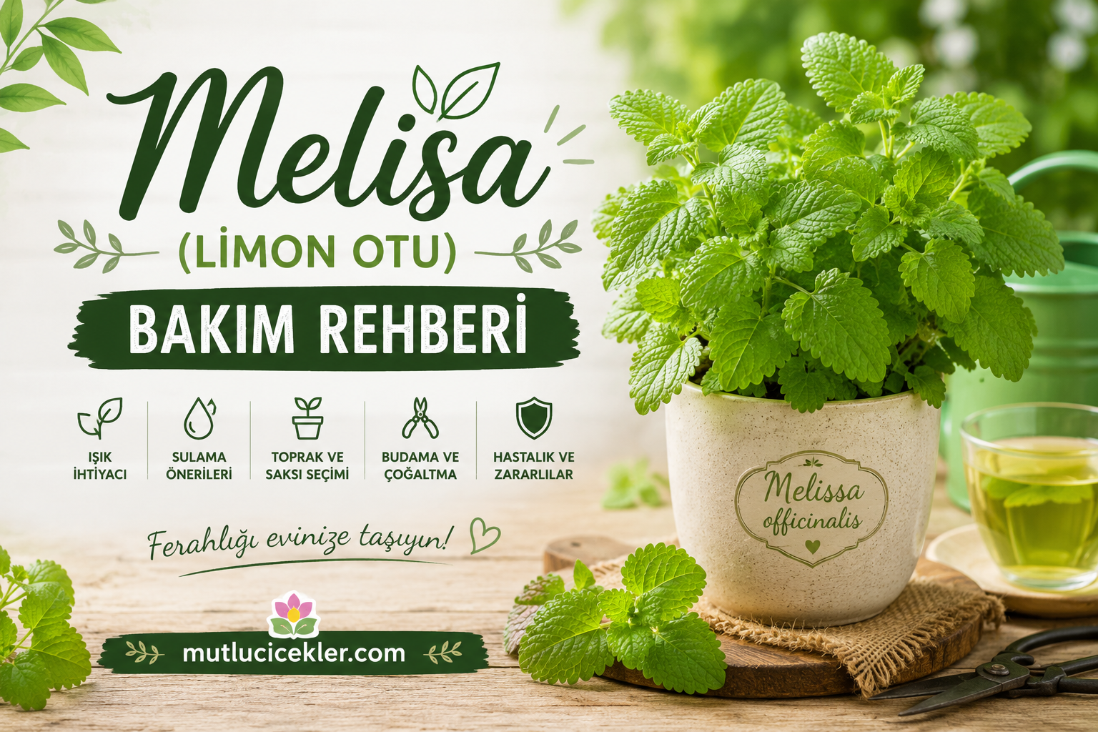 🌿 Melisa (Limon Otu) Bakım Rehberi