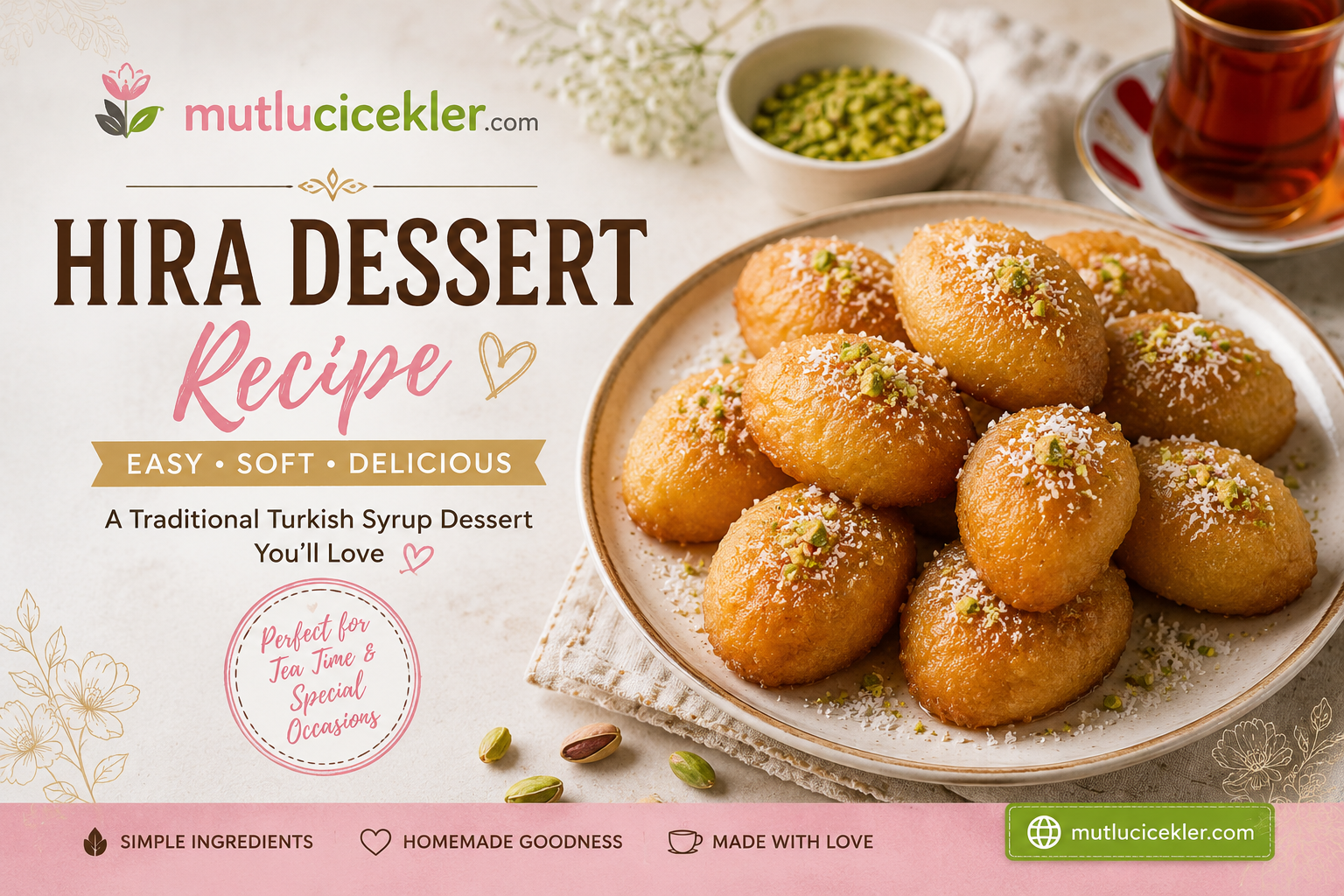 Hira Dessert Recipe: A Soft and Syrupy Turkish Sweet You’ll Love