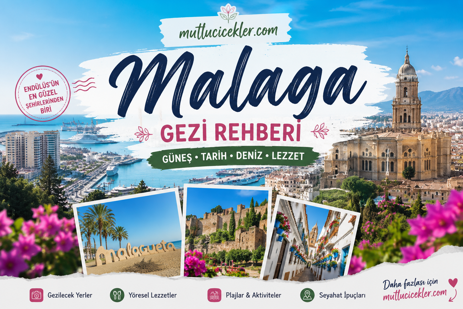 Malaga Gezi Rehberi: Endülüs’ün Güneşli Sahil Şehrini Keşfedin