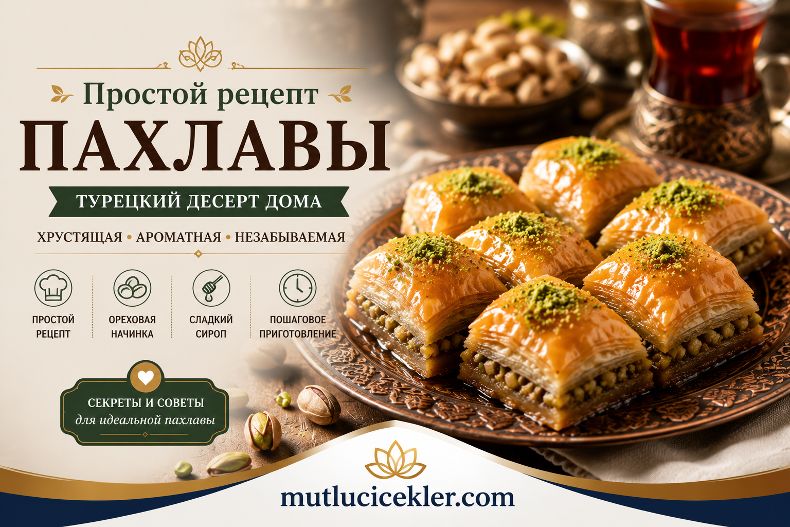 Простой рецепт пахлавы