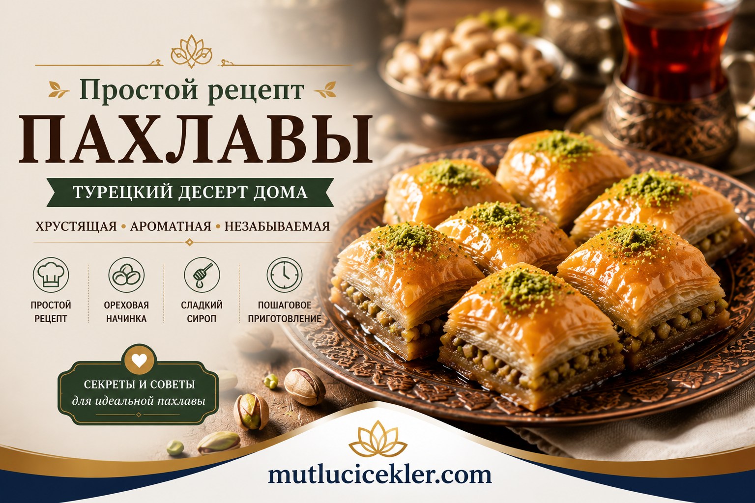 Простой рецепт пахлавы