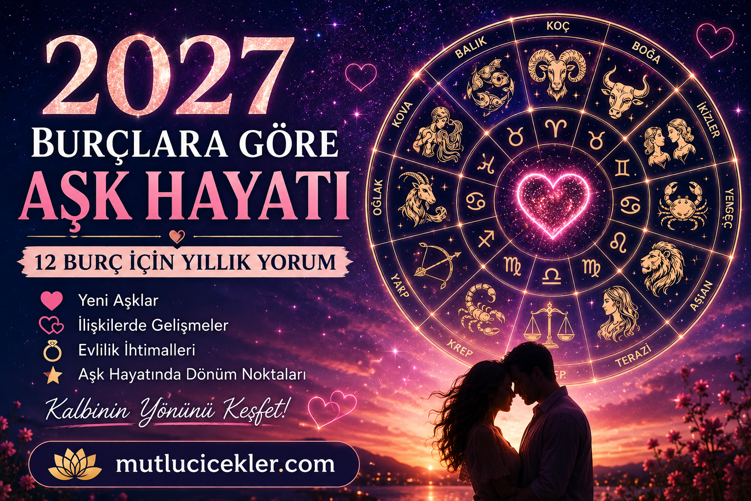 2027 burçlara göre aşk hayatı ve 12 burç yıllık aşk yorumları