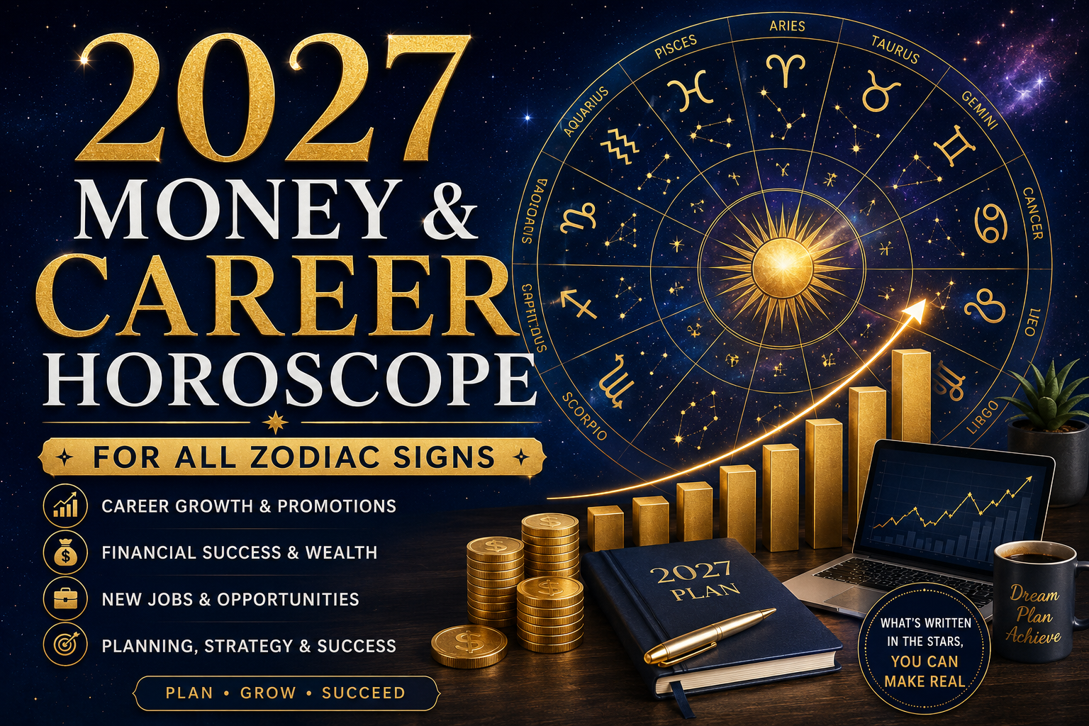 2027 Money and Career Horoscope: Financial & Career Predictions for Every Zodiac Sign